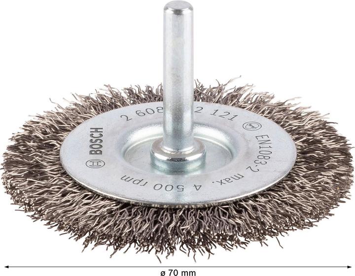 Produktbild Bosch Professional Zubehör PRO Stainless Steel clean Scheibenbürste, gerader Schaft, 70 x 0,3 mm