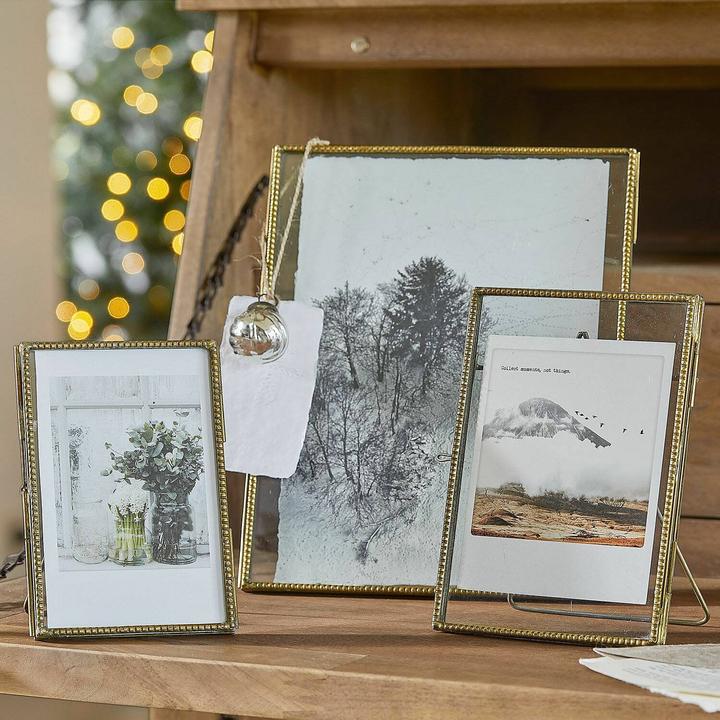 Image du produit Loberon Cadre photo set de 3 Isvento antique or (10 x 20 cm, 10 x 15 cm, 13 x 18 cm)