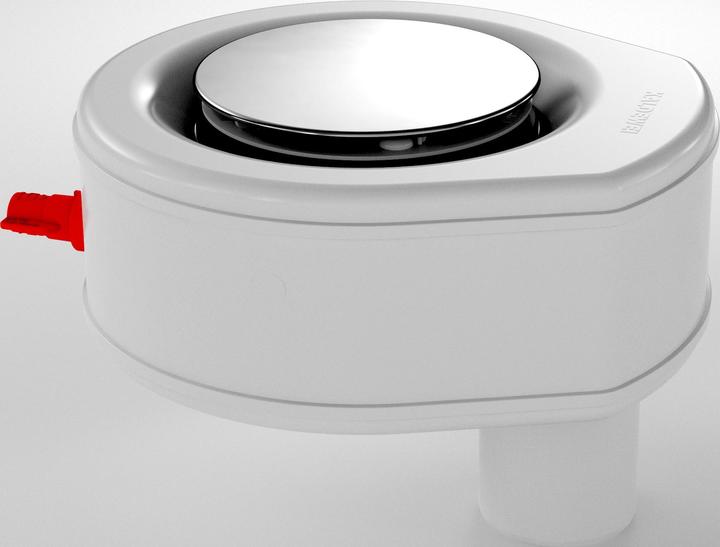 Kaldewei Duschfläche-Ablaufgarnitur, senkrecht, mit Haarfangsieb, mit chromfarbenem Deckel, 6877725 (Ablaufgarnitur)