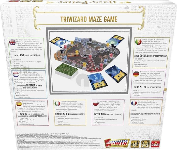 Produktbild Goliath Toys Goliath Harry Potter Tri Wizard Maze (Deutsch, Englisch, Französisch, Italienisch, Niederländisch, Polnisch, Spanisch, 2 - 4 Spieler)