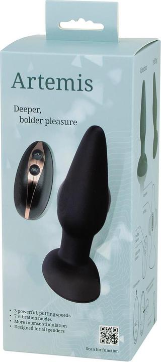 Produktbild Artemis Seven Creations Silicone Butt Plug Analplug Black Einheitsgrösse
