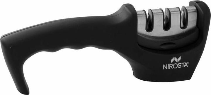 Nirosta Messerschärfer Quick-Sharp schwarz, silber