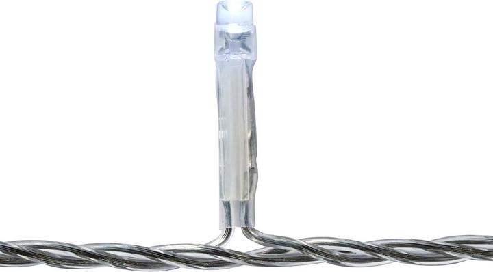 Actual product image Nedis Decorative icicle lights | 180 LED's | Cold white | 5.90 m | Light effects: 7 | Mains power supply (10.90 m)