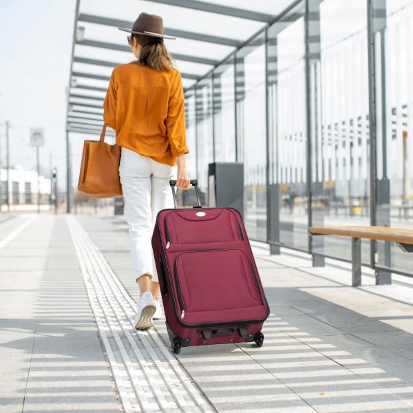 Actual product image Juskys Trolley suitcase set Athens (60 l)