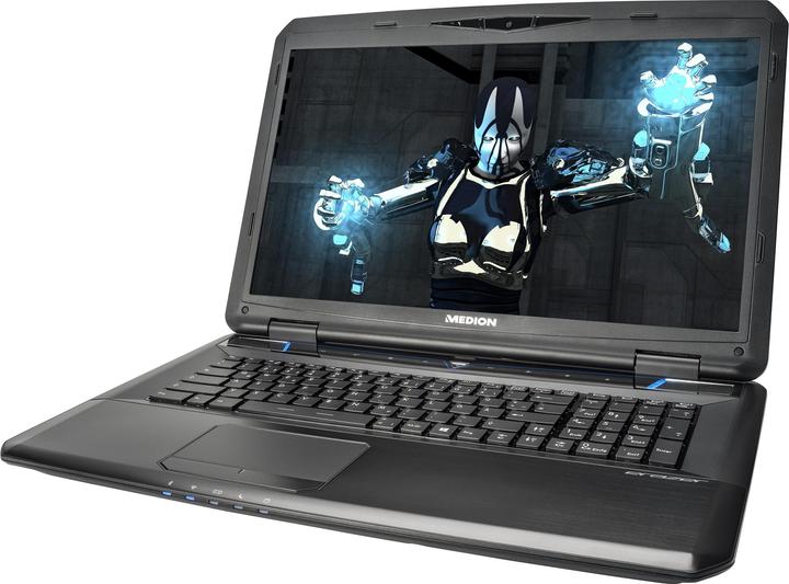 Actual product image Medion Erazer X7831 (17.30", 128 GB, 16 GB, CH, Intel Core i7-4710HQ)