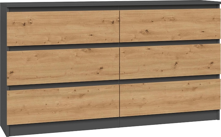 Immagine prodotto Topeshop M6 140 ANT/ART KPL cassettiera (138 x 40 x 77 cm)