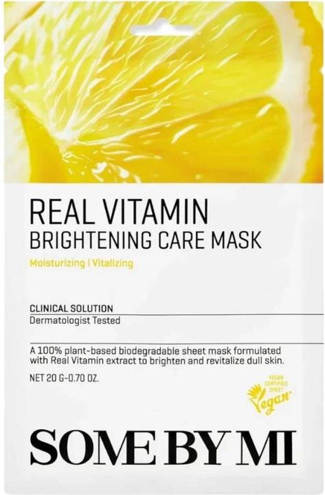 Produktbild Some By Mi Clinical Solution Vitamin Brightening Care Mask - Blattmaske für Aufhellung und Antioxid