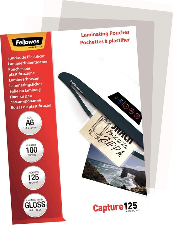Image du produit Fellowes Capture (A6, 100 pièce(s), 125 µm)