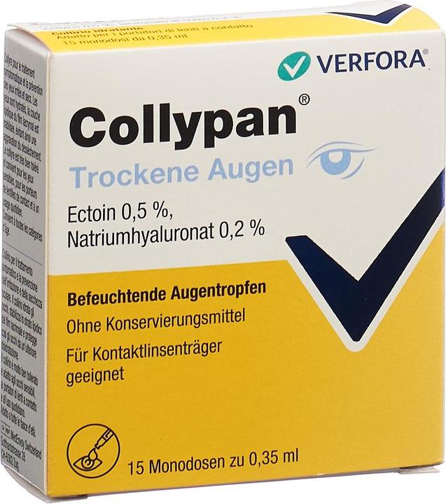 Image du produit Collypan Yeux secs monodose (0.35 ml, 15 pièces)
