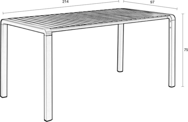 Produktbild Zuiver Vondel (214 x 96.70 x 75 cm)
