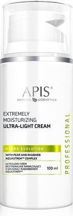 Apis Natural Cosmetics APIS Hydro Evolution Moisturising Ultra-Light Cream ultralekki krem nawilżający z gruszką i rabarbar (100 ml)