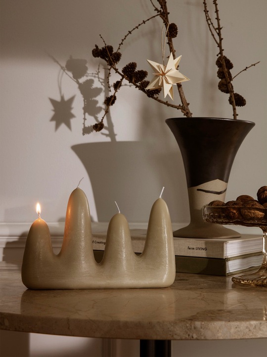 Productafbeelding Ferm Living Stala Kaars - Zand (1 Pcs.)