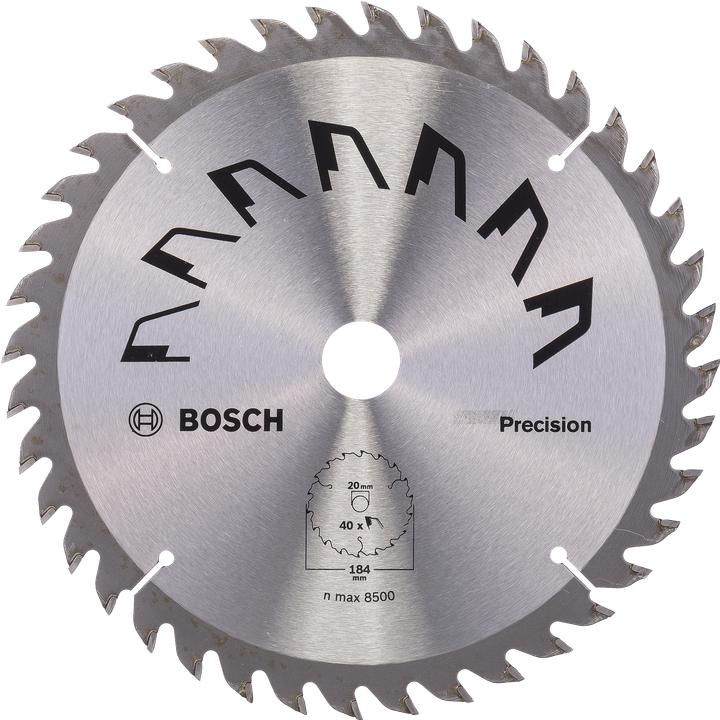 Produktbild Bosch Zubehör Kreissägeblatt PRECISION D= 184 mm Bohrung= 16 mm Z= 40