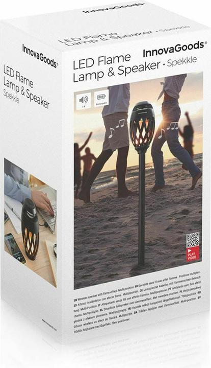 Produktbild InnovaGoods Kabelloser Lautsprecher mit LED-Flammeneffekt Spekkle (3 h)