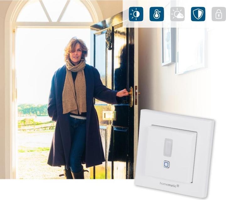 Produktbild Homematic IP Bewegungsmelder für 55er-Rahmen – (12 m)