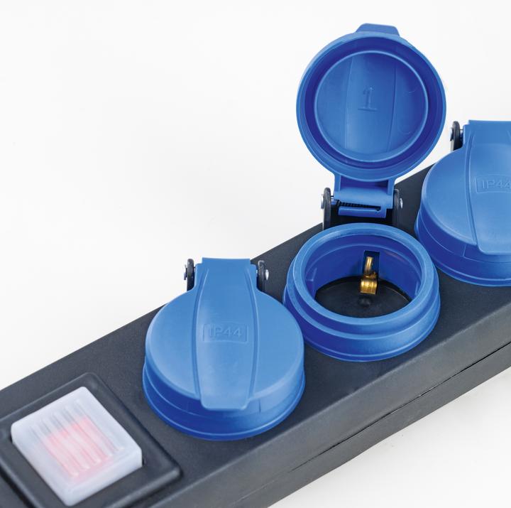 Actual product image As - Schwabe Verteilersteckdose mit Schalter (3x, CEE 7/3, 1.50 m)