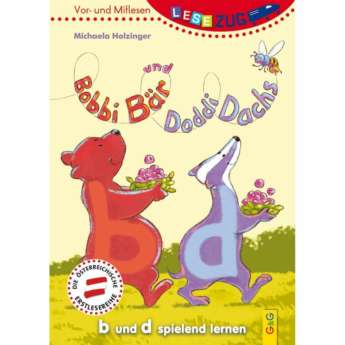 LESEZUG/Vor- und Mitlesen: Bobbi Bär und Doddi Dachs, Kinderbücher von Michaela Holzinger, Lisa Manneh