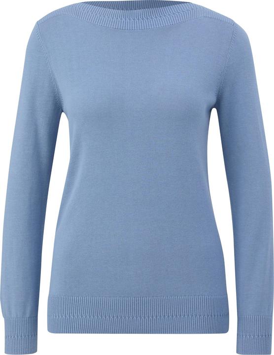 Produktbild s.Oliver Strickpullover Longsleeve mit U-Boot-Ausschnitt (36)