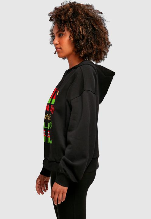 Produktbild Merchcode Ladies Christmas Santa's Little Helper Hoody - 182279 (M)