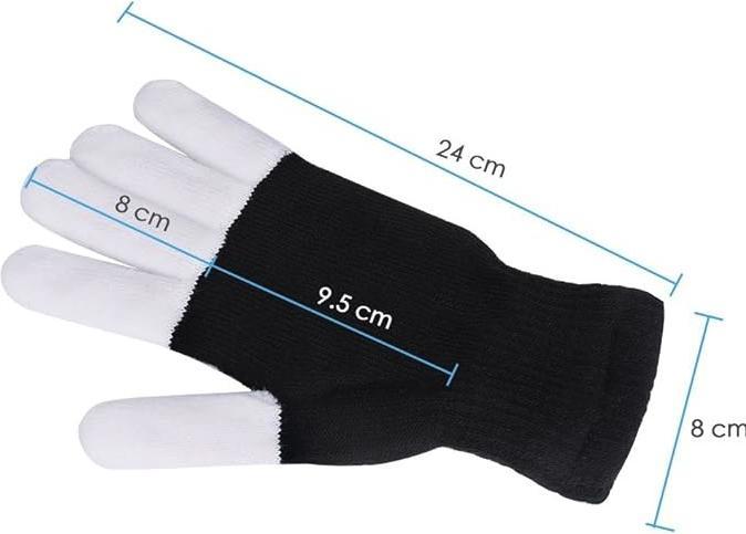 Produktbild Cbx LED Handschuhe, Leuchtende Handschuhe mit 7 Farbmodi (One Size)