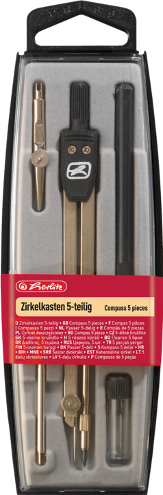 Actual product image Herlitz 8710303 Compasses, Metallic (e)