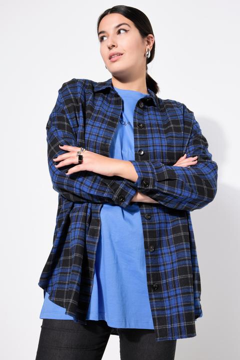 Immagine prodotto Studio Untold Camicia a quadri dal taglio oversize con colletto da camicia e maniche lunghe (50, 52)
