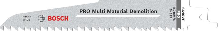 Nutritional values and ingredients Bosch Professional Zubehör PRO Multi Material Demolition S610VF blade, 1.6 x 22 x 150 mm, 5 pcs.