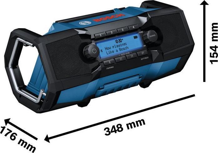 Actual product image Bosch Professional GPB18V-3SC (solo Carton) (DAB+, FM, Bluetooth)