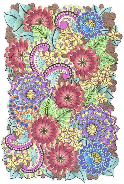 Produktbild Craft Buddy Mandala, A3 Holz-Puzzle (236 Teile)
