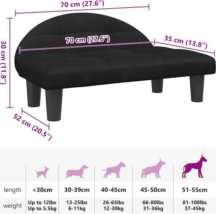 Image du produit vidaXL Hundebett (Chien)