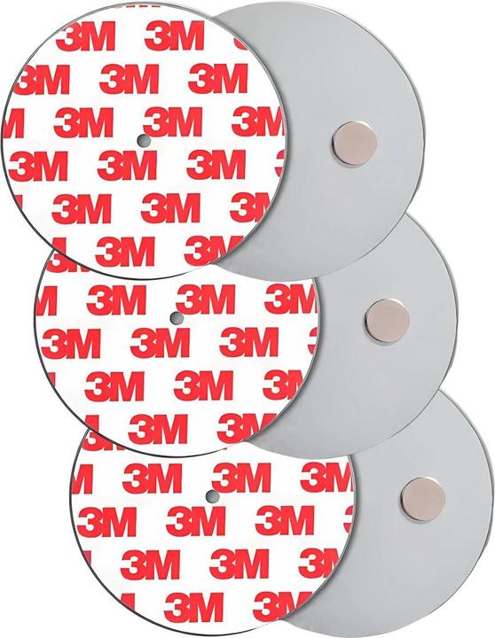 Actual product image König Design Smoke detector magnetic holder Ø40 - Ø70 mm fire detector mounting bracket adhesive pad