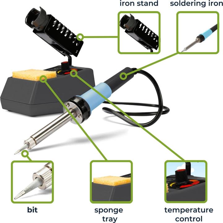 Actual product image Velleman Adjustable soldering station