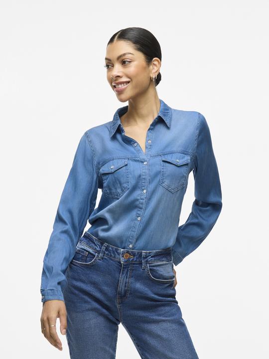 Actual product image Vila Pockets denim shirt (S)
