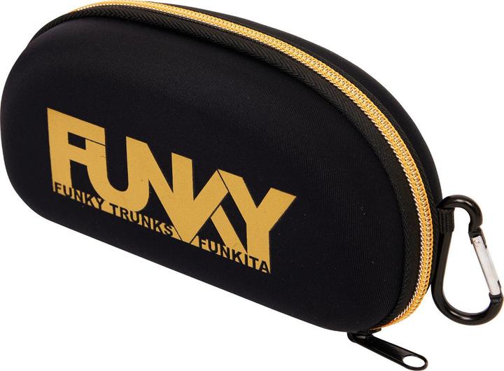 Actual product image Funky Trunks Case Closed Goggle Case Black Attack