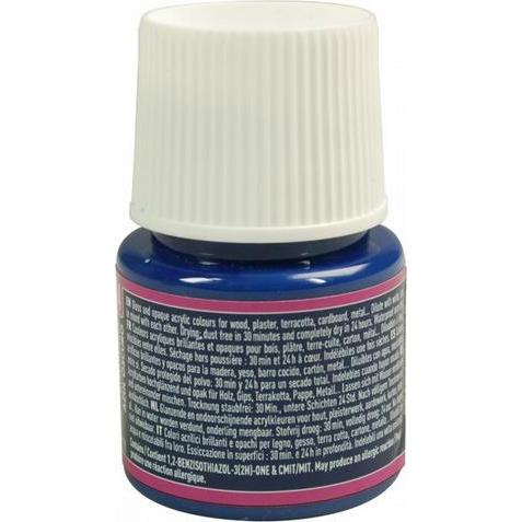 Thumbnail - Pebeo, Künstlerfarbe + Bastelfarbe, Deco Glänzende Acrylfarben (Donkerblauw, 45 ml)