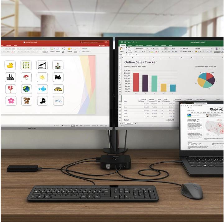 Actual product image Dicota USB-C 11-in-1 Docking Station 5K HDMI/DP (USB-C, 11 Ports)