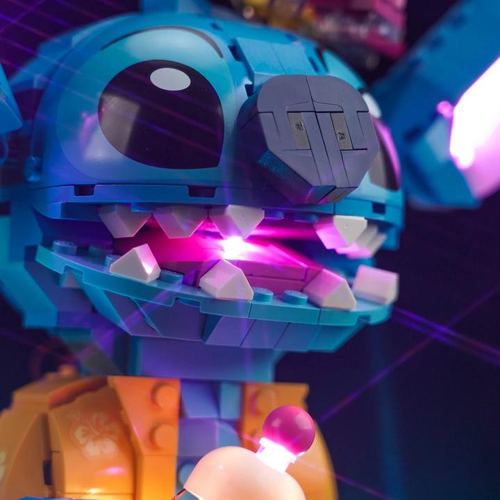 Image du produit BrickBling Set de lumière LED pour LEGO Stitch (43249) incl. télécommande