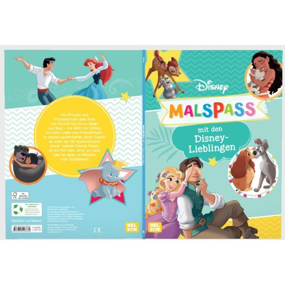 Thumbnail - Nelson Disney Kreative Beschäftigung: Malspass