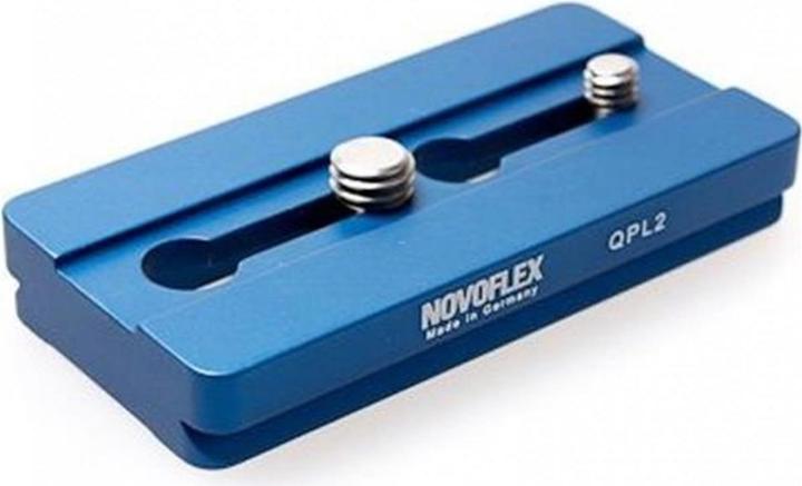 Immagine prodotto Novoflex QPL 2, piastra di fissaggio con 84mm di lunghezza (Piastra a sgancio rapido per treppiede)