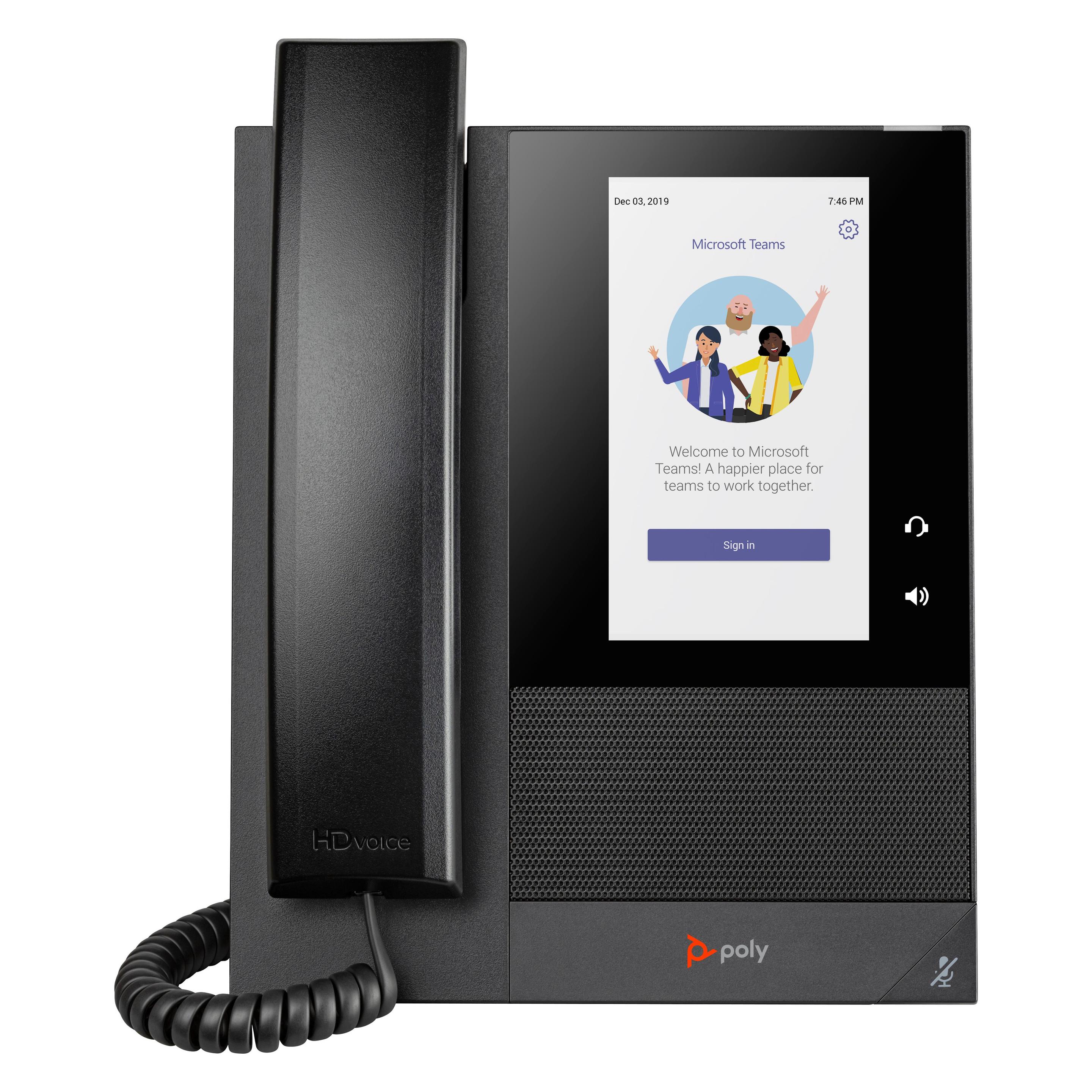 HP Poly CCX 400, Telefon, Schwarz