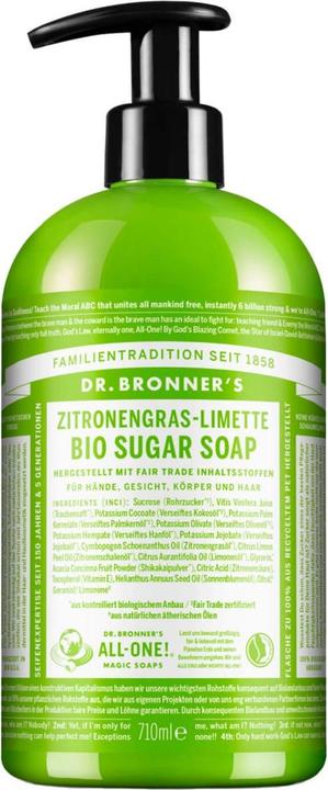 Actual product image Dr. Bronner's sugar soap (Liquid soap, 710 ml)