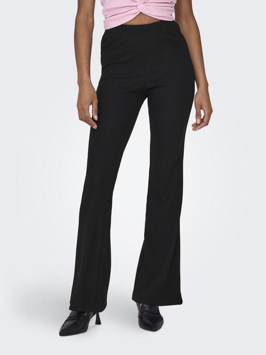 Actual product image Only Flared knitted waistband trousers Trousers (32)