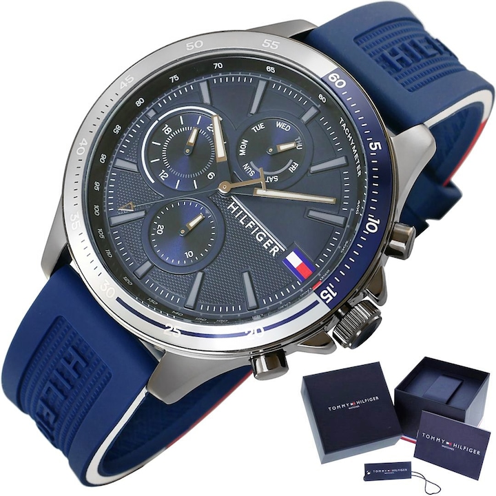 Actual product image Tommy Hilfiger Bench (Analogue wristwatch, 46 mm)