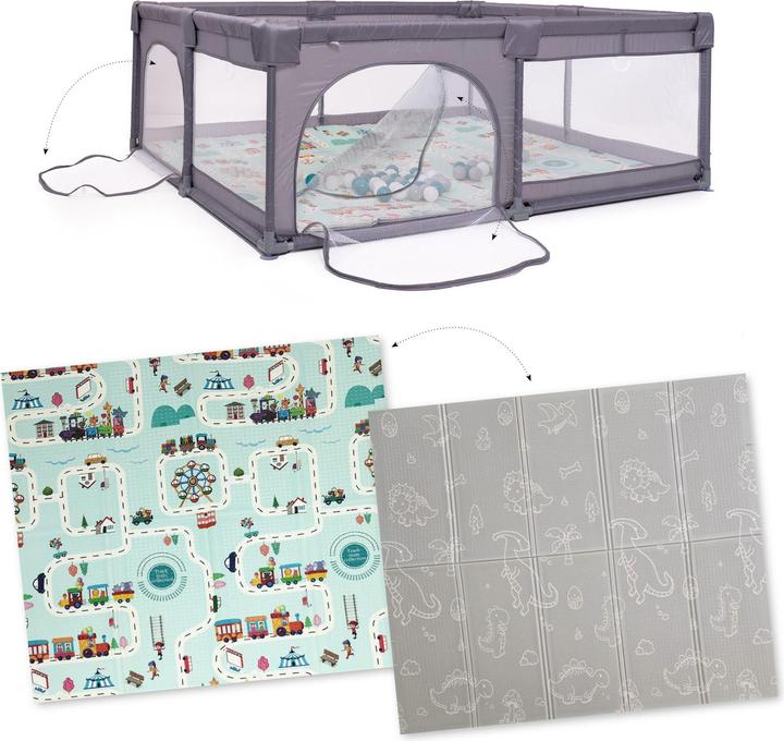 Actual product image BabyGo Playpark 2 (150 cm, 180 cm)