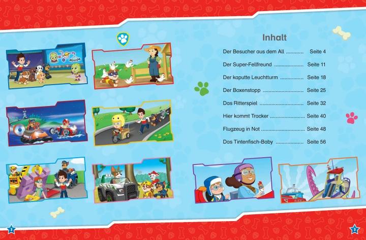 Image du produit Lesen lernen mit der PAW Patrol: Mit 8 Geschichten für Erstleser (Allemand, Éditions Schwager & Steinlein, 2022)