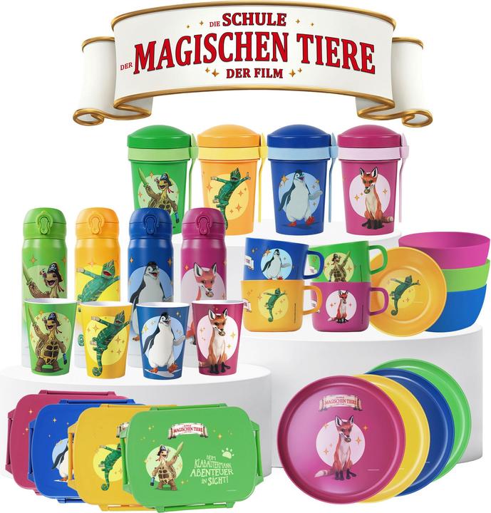 Actual product image Awave The school of magical animals - drinking cup set, 250 ml, made of rPET (0.25 l, 4x)
