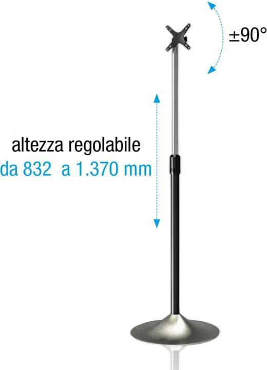 Produktbild Techly Column Support (Universal, 27", 22 kg)