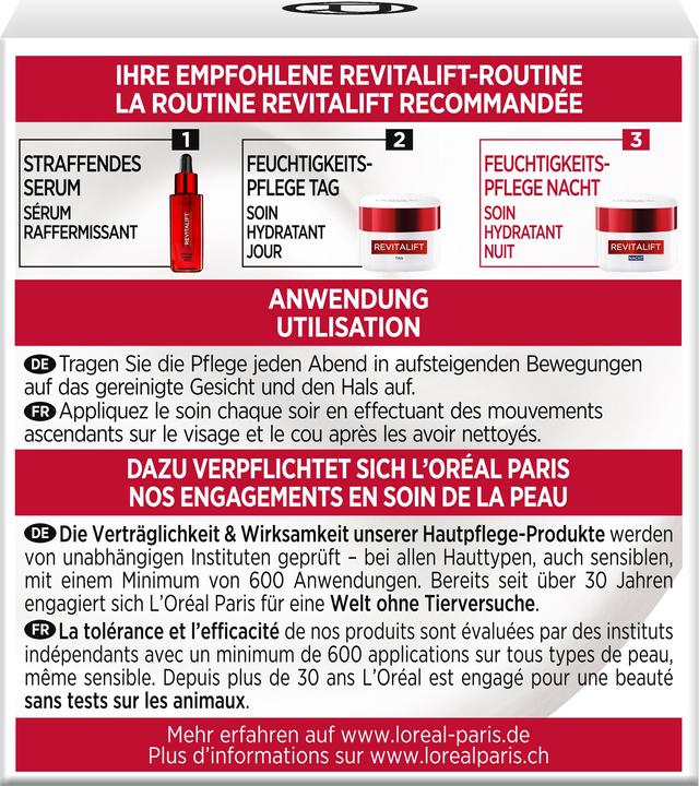 Actual product image L'Oréal Paris Dermo Expertise Revitalift Anti-Wrinkle & Firm Night Care (50 ml, Night cream)