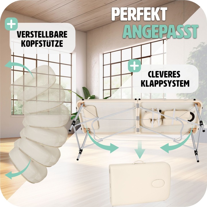 Actual product image tectake Massage table