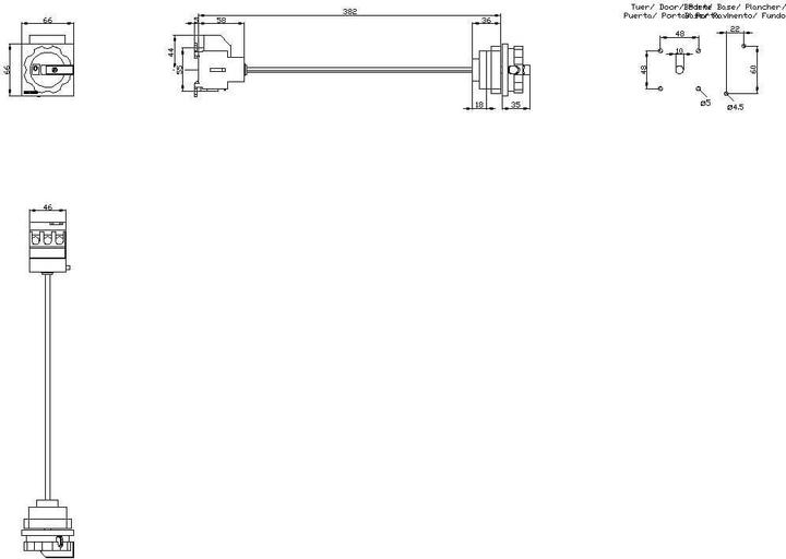 Productafbeelding Siemens Hoofdschakelaar 25A 3p IP65 Einb Wart/Rep 3LD2113-0TK51